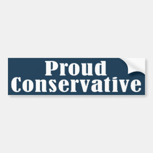 Adesivo Para Carro Conservador orgulhoso