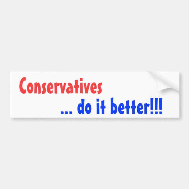 Adesivo Para Carro Conservadores,… melhora!!! (Frente)