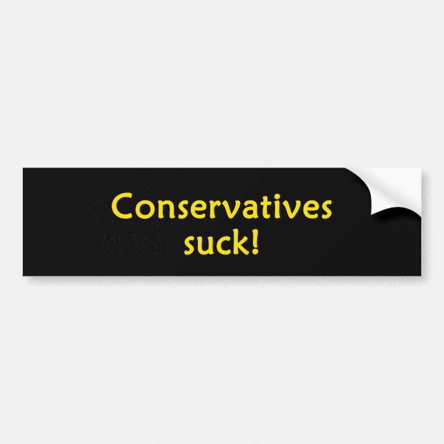 Adesivo Para Carro Conservadores Suck (Frente)