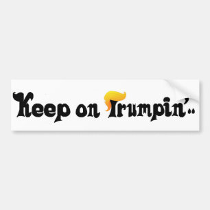 ADESIVO PARA CARRO CONTINUE TRUMPIN! MAGA HAIR DAY 2020