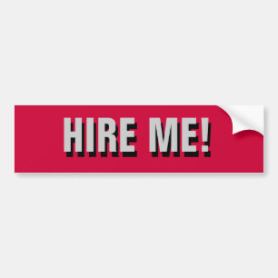 Adesivo Para Carro Contrate-me!