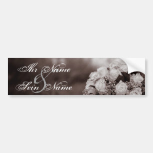 Adesivo Para Carro Convites de Casamento Elegantes 12