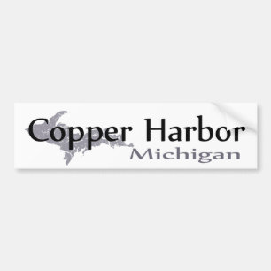 Adesivo Para Carro Copper Harbor Michigan Bumper Sticker