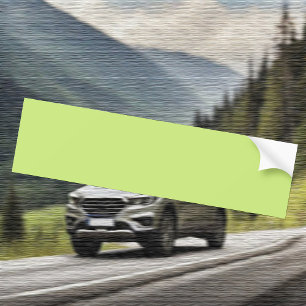 Adesivo Para Carro Cor da Tendência - Primavera Verde do Bumper