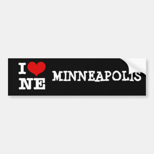 Adesivo Para Carro Coração ao Nordeste Minneapolis!