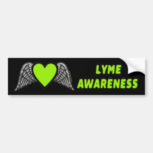 Adesivo Para Carro Coração/Asas...Lyme