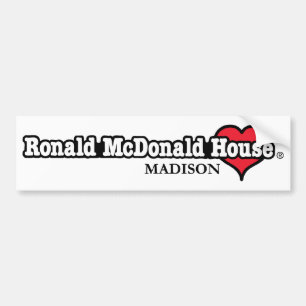 Adesivo Para Carro Coração de Ronald McDonald