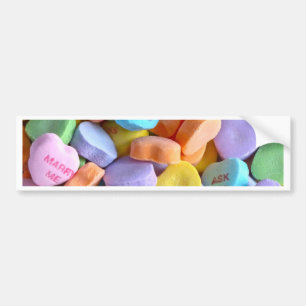 Adesivo Para Carro Corações Doces Coloridos