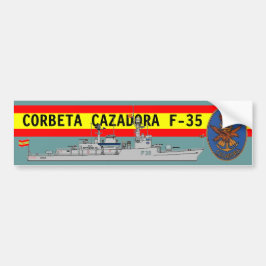 ADESIVO PARA CARRO CORBETA CAZADORA F-35