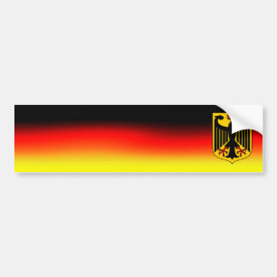 Adesivo Para Carro Cores alemãs da bandeira do autocolante no vidro