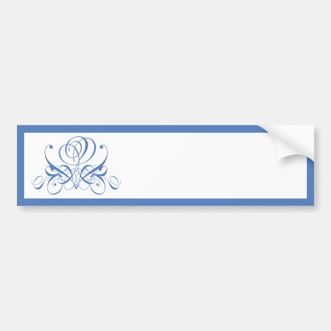 Adesivo Para Carro Cornish Blue Rosa (Frente)