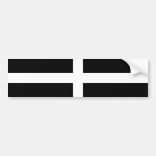 Adesivo Para Carro Cornish Flag (Cornwall) (Condado de England, Reino