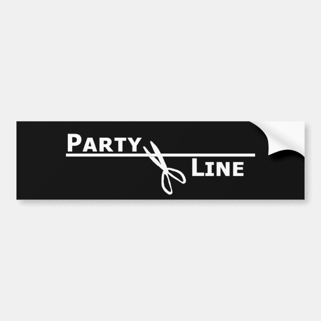 Adesivo Para Carro Corte linhas do partido (Frente)