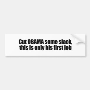 Adesivo Para Carro Corte Obama alguma folga, esta é seu primeiro