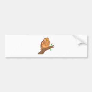Adesivo Para Carro Coruja coroa coroa de serra Whet owl