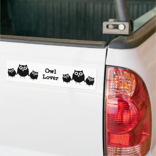 Adesivo Para Carro Corujas Design