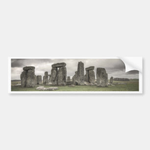 Adesivo Para Carro Corvo na frente de Stonehenge, Inglaterra