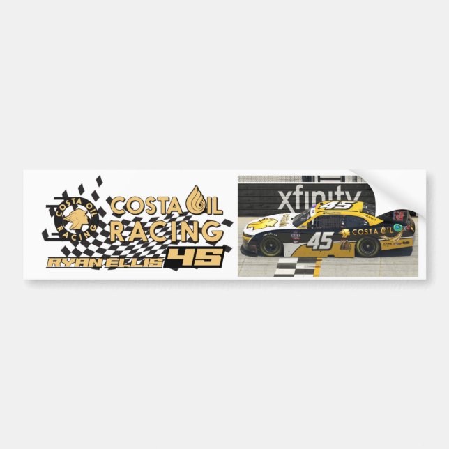 Adesivo Para Carro Costa Oil Ryan Ellis Bumper Sticker (Frente)