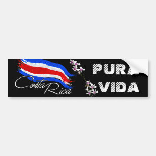 Adesivo Para Carro Costa Rica Pura Vida!