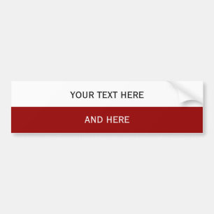 Adesivo Para Carro Costume sua cor do texto, da imagem & do fundo
