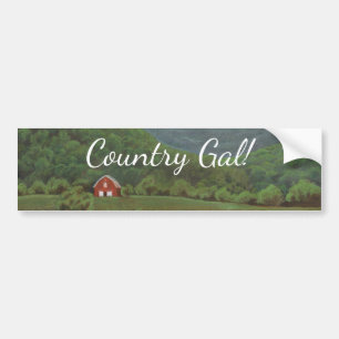 Adesivo Para Carro Country Gal