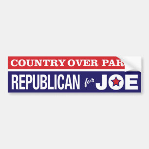Adesivo Para Carro Country Over Party / Republican for Joe Biden