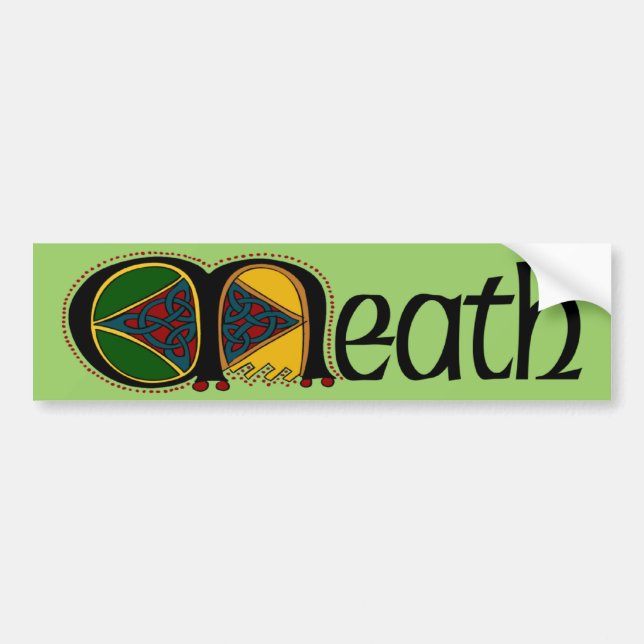 Adesivo Para Carro County Meath Bumper Sticker (Frente)