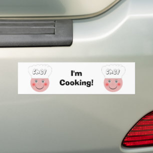Adesivo Para Carro Cozinheiro chefe
