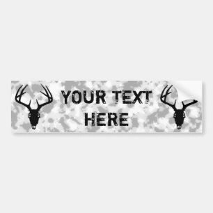 Adesivo Para Carro Crânio da caça dos cervos com Antlers