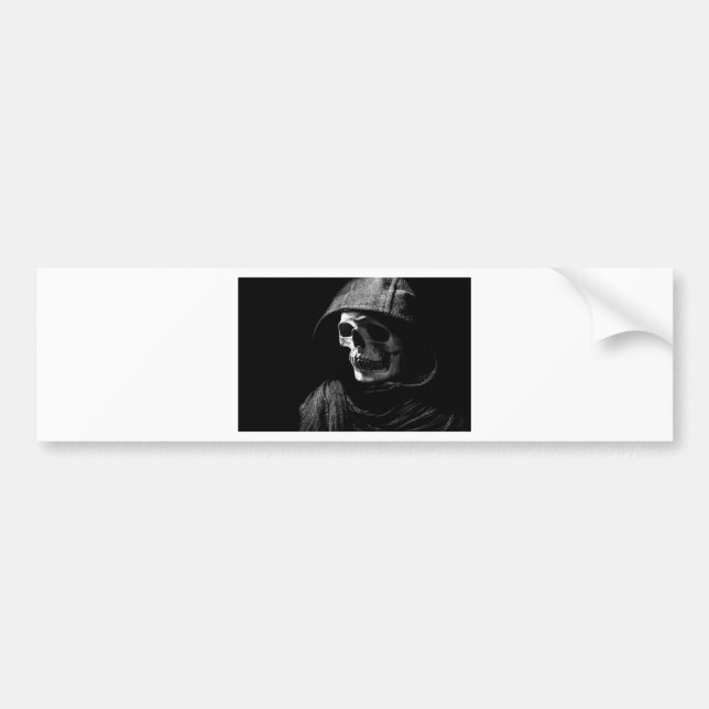 Adesivo Para Carro Crânio de Grim Reaper (Frente)