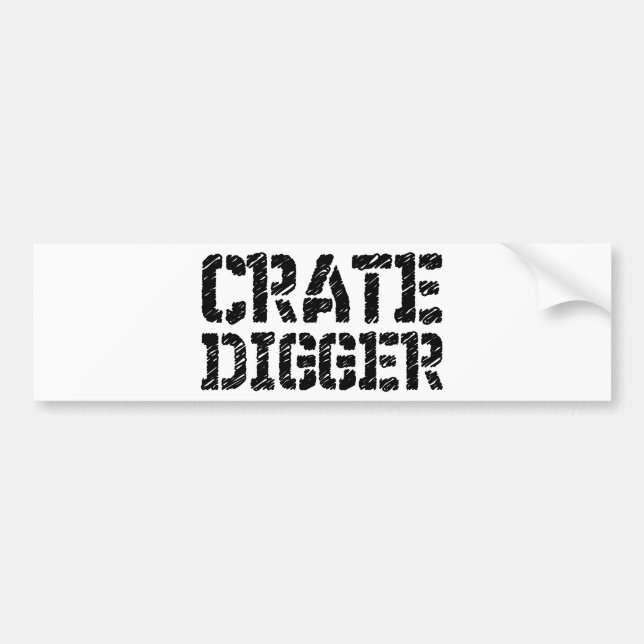 Adesivo Para Carro Crate Digger (Frente)