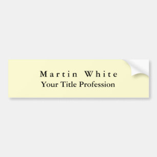 Adesivo Para Carro Cream Cor Simples, Elegante Moderno