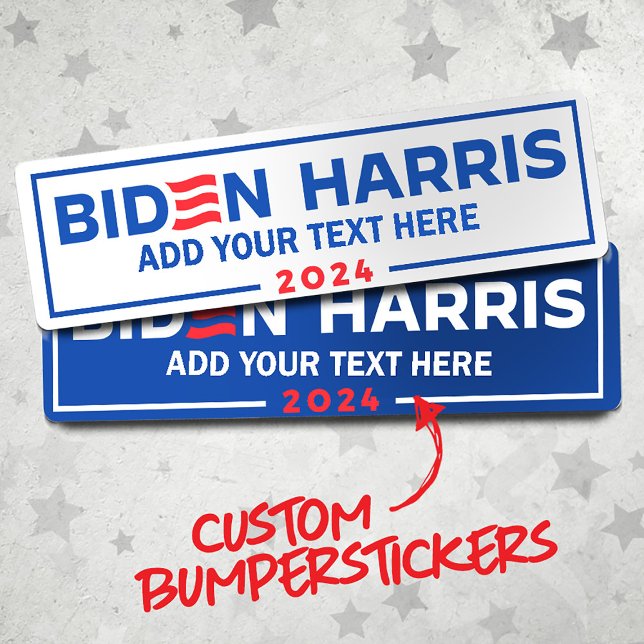 Adesivo Para Carro Crie seu próprio Biden Harris 2024 (Custom Biden Harris Bumperstickers from Politiclothes.com
Choose PERSONALIZE > ENTER TEXT or EDIT )