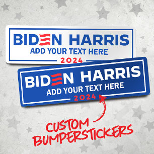 Adesivo Para Carro Crie seu próprio Biden Harris 2024