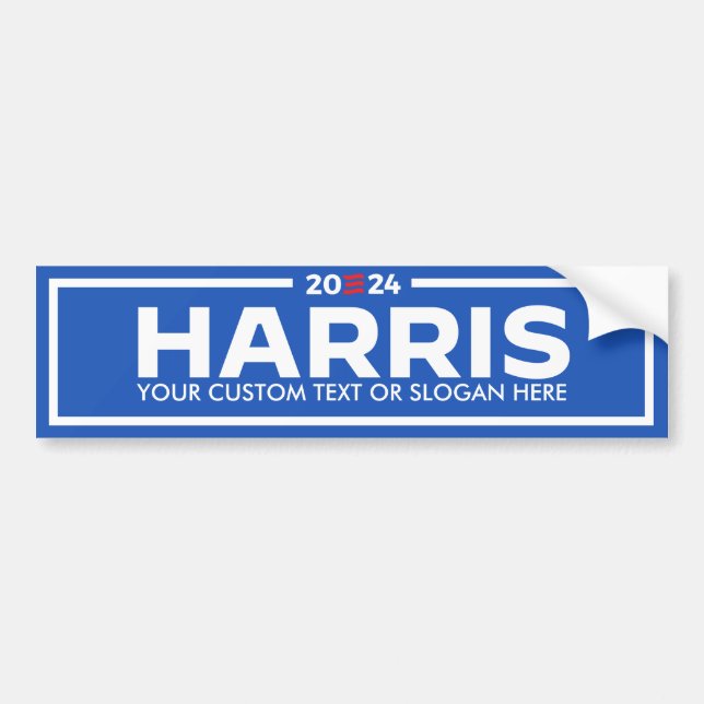 Adesivo Para Carro Crie seu próprio Harris 2024 (Frente)