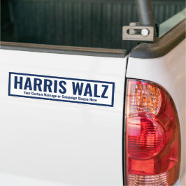 Adesivo Para Carro Crie seu próprio Harris Walz 2024