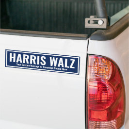 Adesivo Para Carro Crie seu próprio Harris Walz 2024
