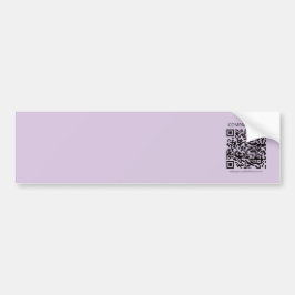 Adesivo Para Carro Crie um Código QR | Lilás Lavanda Claro