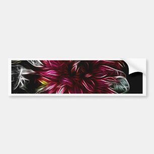 Adesivo Para Carro Crimson Flower