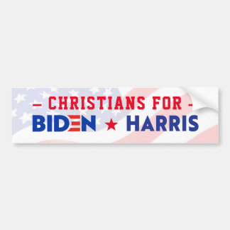 ADESIVO PARA CARRO CRISTÃOS DE JOE BIDEN & KAMALA HARRIS 2020