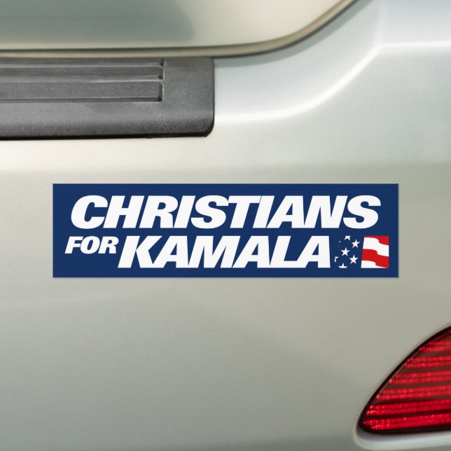 Adesivo Para Carro Cristãos Para Kamala 2024 (No carro)