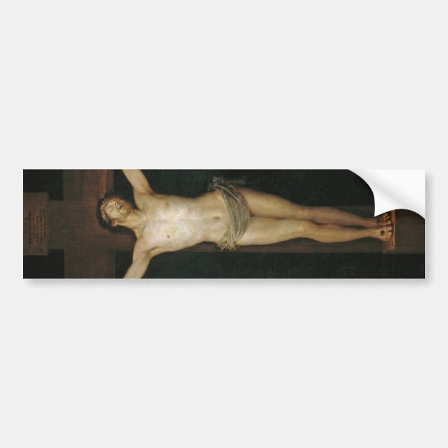 Adesivo Para Carro Cristo Crucificado (Jesus na Cruz) (de Goya) (Frente)