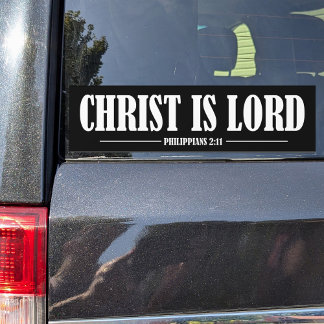 Adesivo Para Carro Cristo é Senhor
