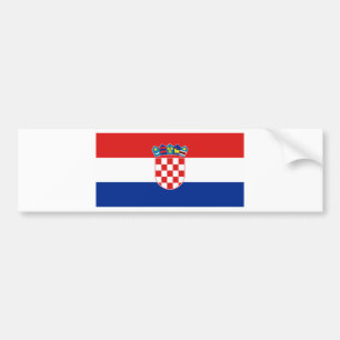 Adesivo Para Carro Croácia Flag HR Hrvatska