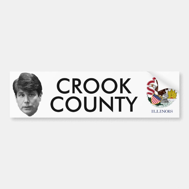 ADESIVO PARA CARRO CROOK COUNTY (Frente)