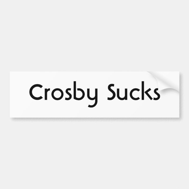 Adesivo Para Carro Crosby suga (Frente)