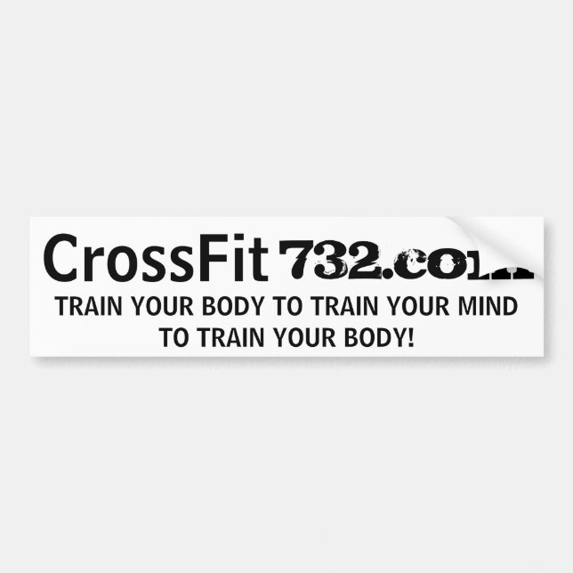 Adesivo Para Carro CrossFit 732 (Frente)
