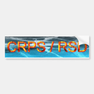 Adesivo Para Carro CRPS/de fogo & gelo de RSD autocolante no vidro