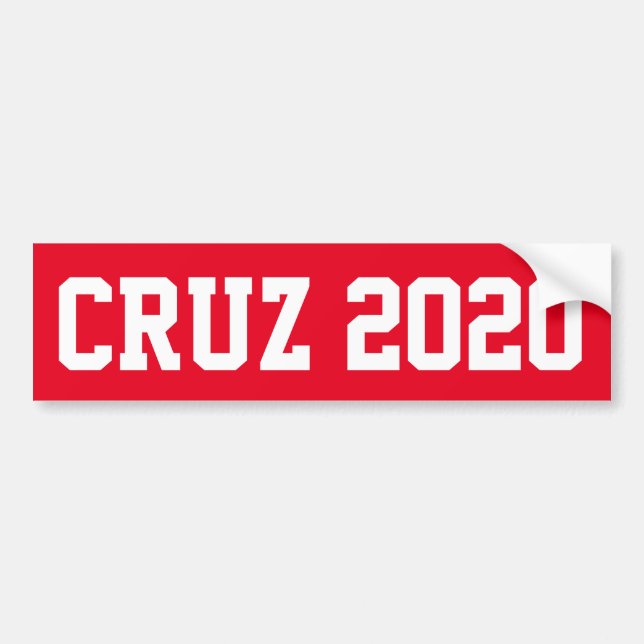 Adesivo Para Carro CRUZ 2020 - vermelho (Frente)