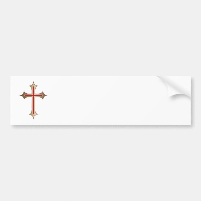 Adesivo Para Carro Cruz cristã (Frente)